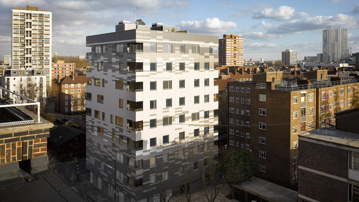 Murray Groove建筑(伦敦)，由Waugh Thistleton设计。照片:将Pryce。