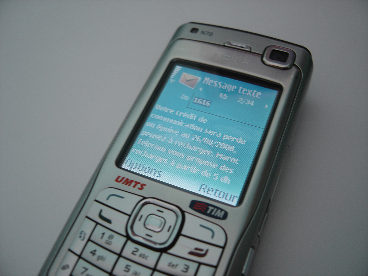 Enviar sms，¿es retro, moderno o viejuno?